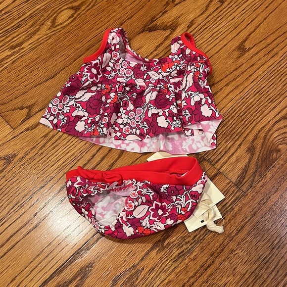 NWT Kenzo Kids Girl’s Floral Bathing Suit Size 12M - Picture 2 of 4